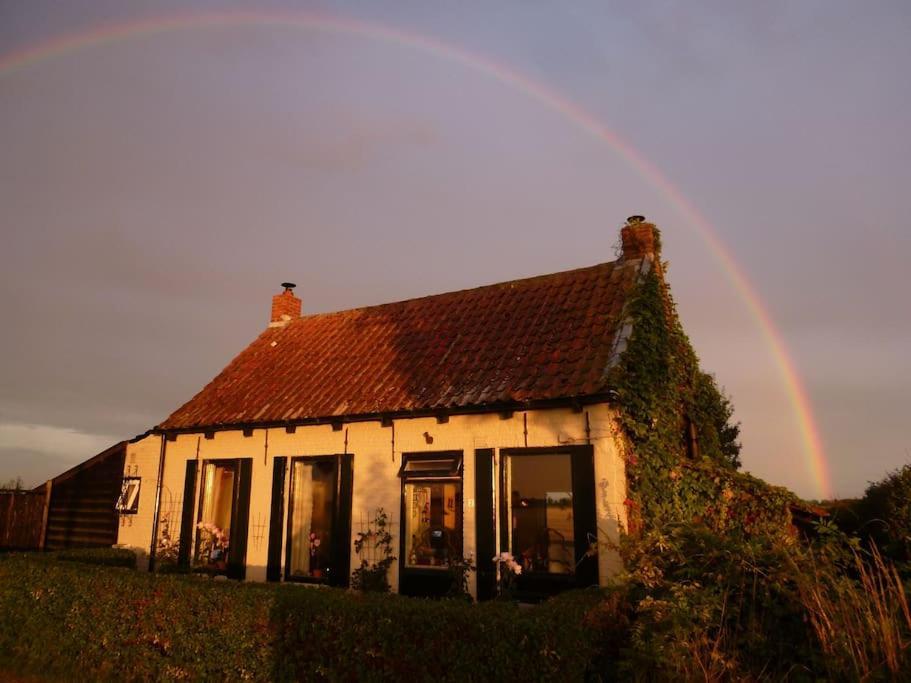 Dijkhuisje Zeeland Waterlandkerkje Exterior foto